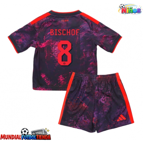 Camiseta Bayern Munich Tom Bischof #8 Tercera Equipación Replica 2026-27 para niños mangas cortas (+ Pantalones cortos)